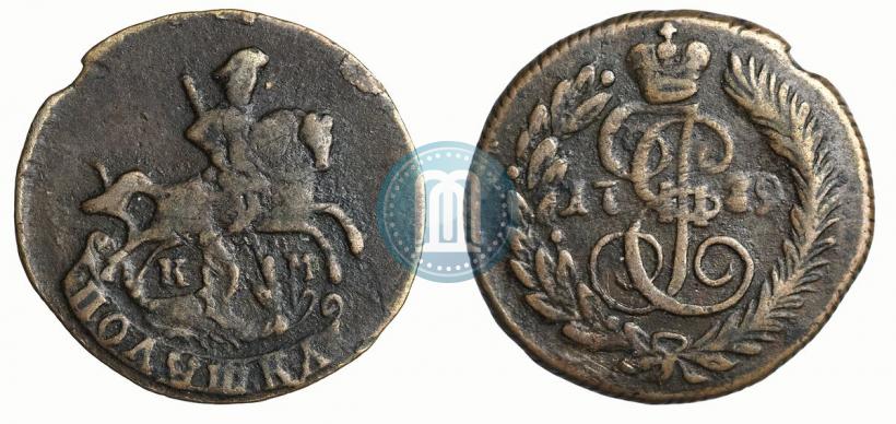 Фото Полушка 1789 года КМ 
