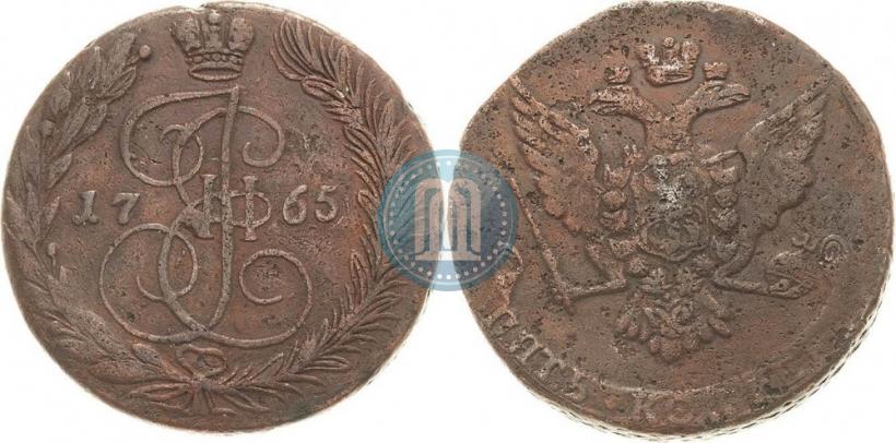 Picture 5 kopecks 1765 year  