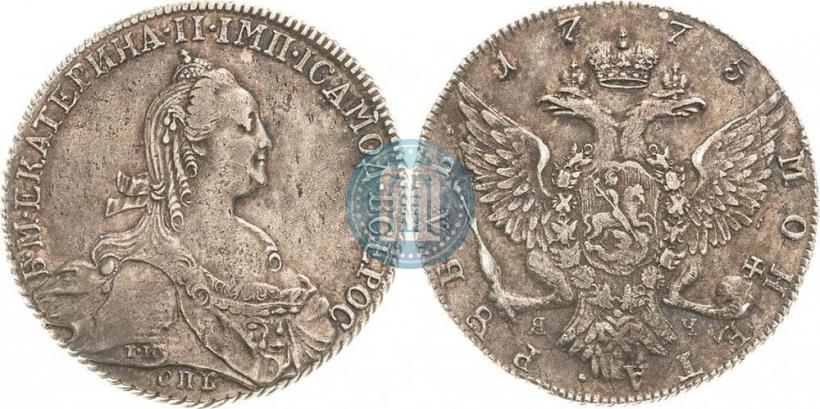Picture 1 rouble 1775 year СПБ-ЯЧ 