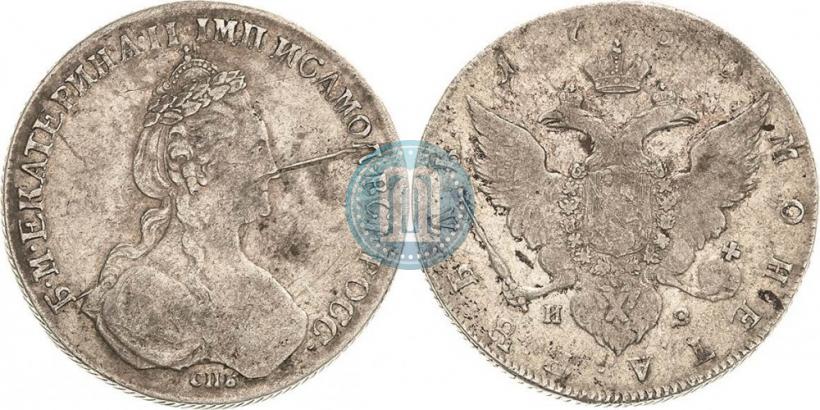Picture 1 rouble 1780 year СПБ-ИЗ 