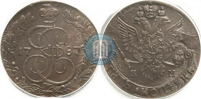 Picture 5 kopecks 1787 year КМ 