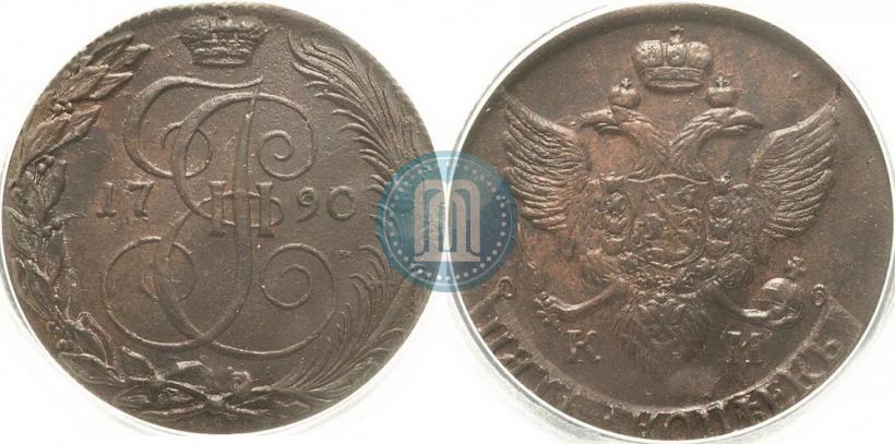 Picture 5 kopecks 1790 year КМ 