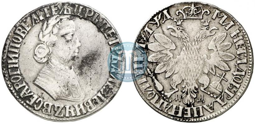 Picture Poltina 1704 year МД "Portrait by F. Alekseev"