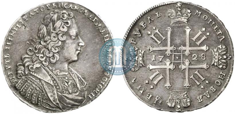 Picture 1 rouble 1728 year  "Type of 1728"