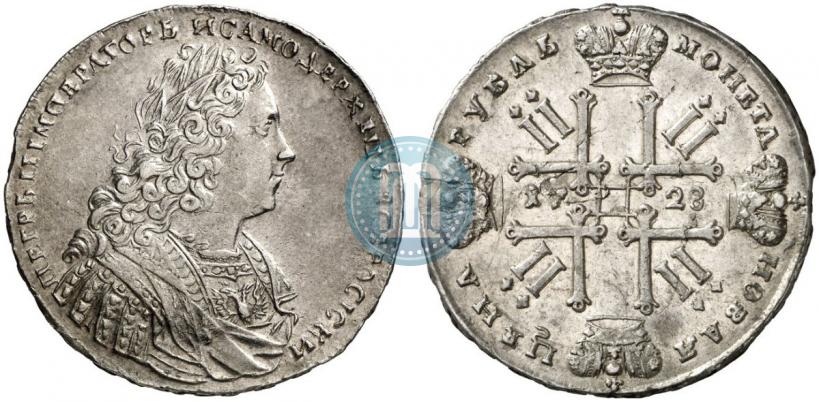 Picture 1 rouble 1728 year  "Type of 1728"
