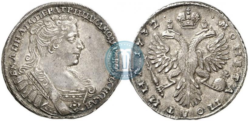Фото Полтина 1732 года  