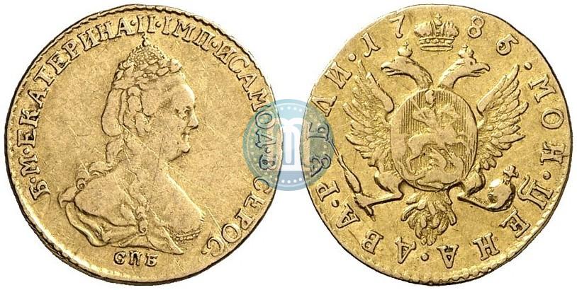 Picture 2 roubles 1785 year СПБ 