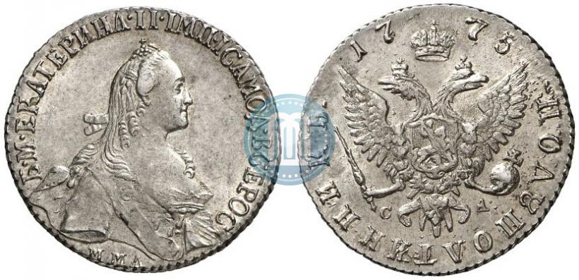 Фото Полуполтинник 1775 года ММД-СА 