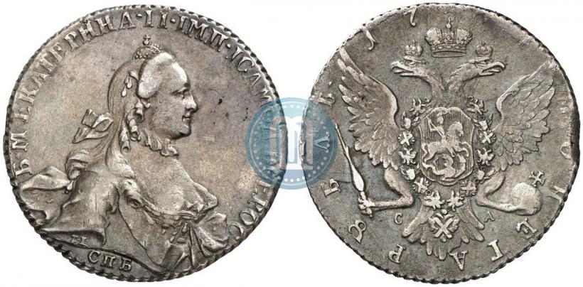 Picture 1 rouble 1764 year СПБ-СА 