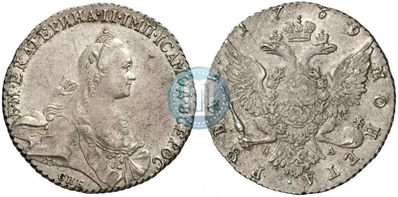 Picture 1 rouble 1769 year СПБ-СА 