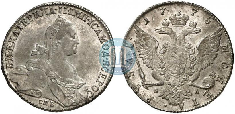 Picture 1 rouble 1775 year СПБ-ФЛ 