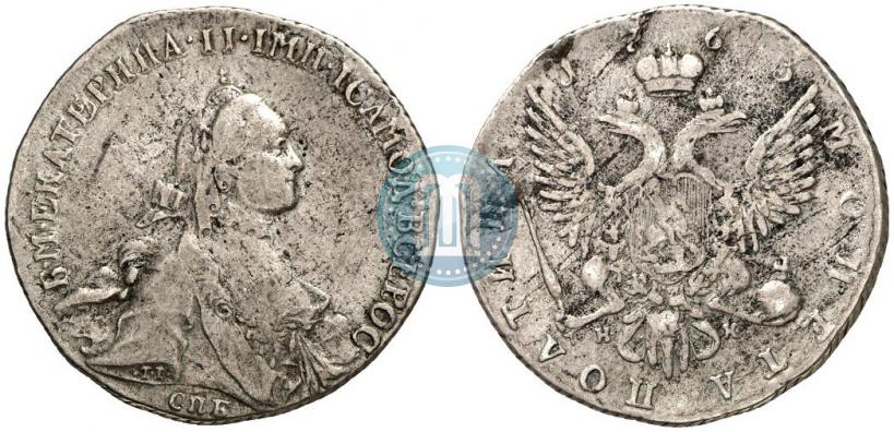 Фото Полтина 1763 года СПБ-НК 