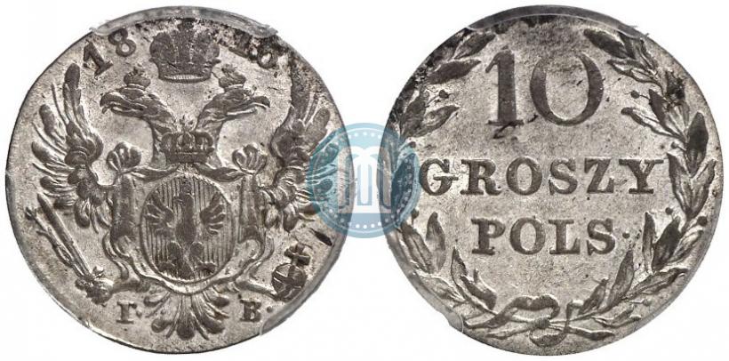 Picture 10 groszy 1816 year IB 