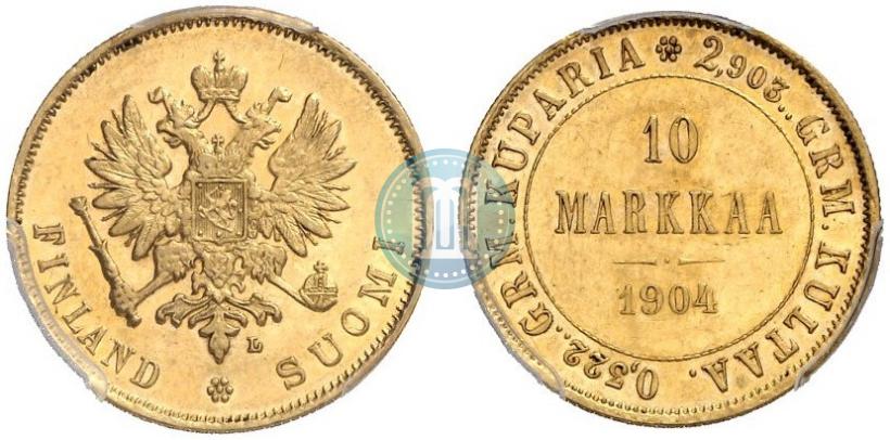 Picture 10 markkaa 1904 year L 