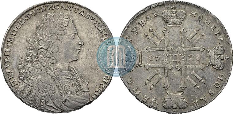 Фото 1 рубль 1728 года  "Тип 1728"