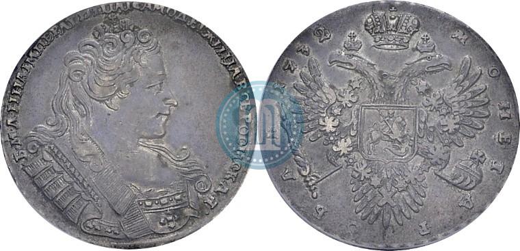 Фото 1 рубль 1732 года  