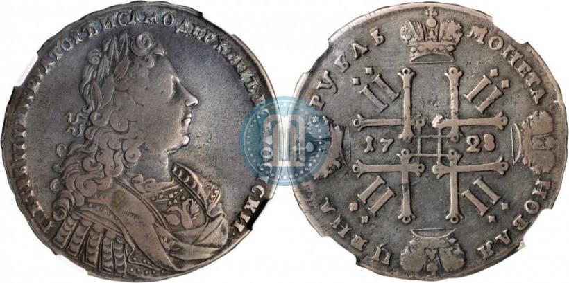 Picture 1 rouble 1728 year  "Type of 1728"