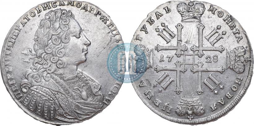 Фото 1 рубль 1728 года  "Тип 1728"