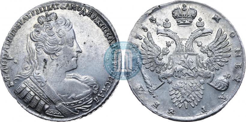 Picture 1 rouble 1733 year  
