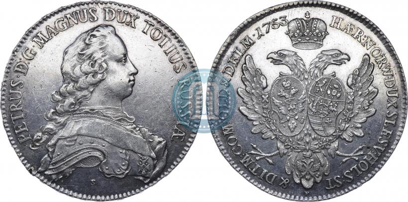 Picture Thaler 1753 year P "Albertusthaler"