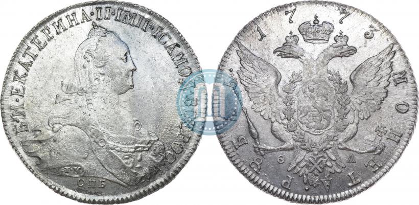 Фото 1 рубль 1773 года СПБ-ФЛ 