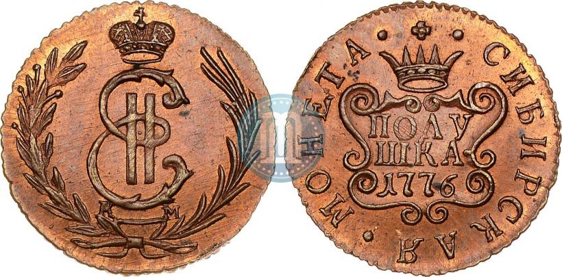 Фото Полушка 1776 года КМ 