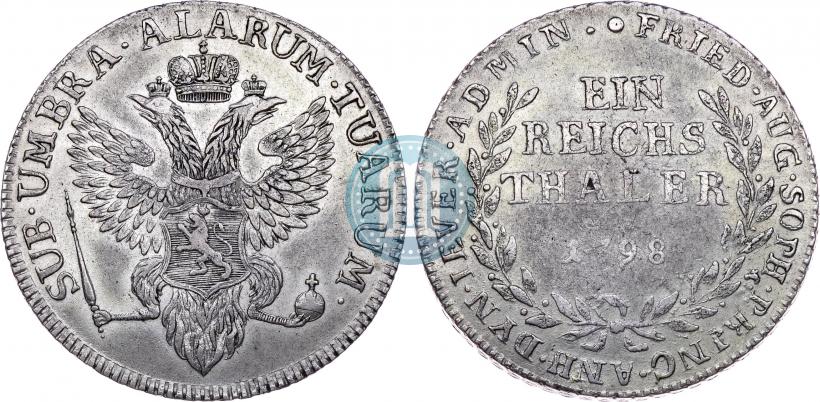 Picture Ein reichsthaler 1798 year  "Dutchy of Jever"