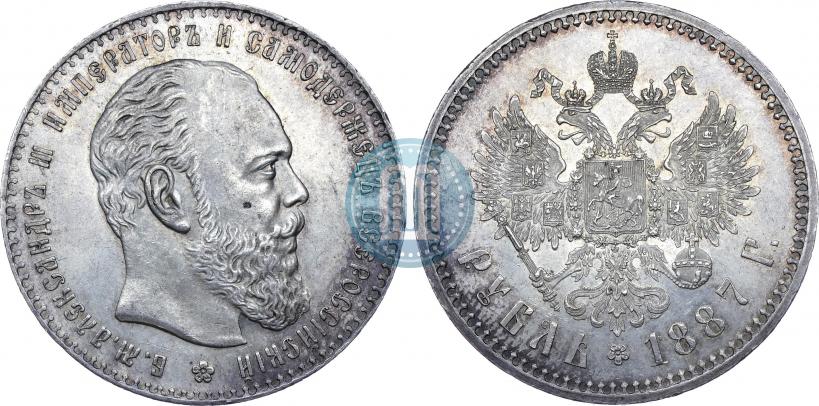 Фото 1 рубль 1887 года (АГ) 