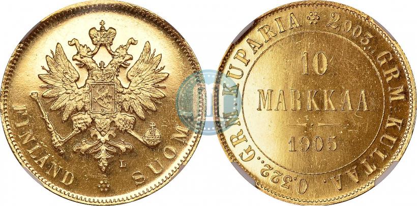 Picture 10 markkaa 1905 year L 