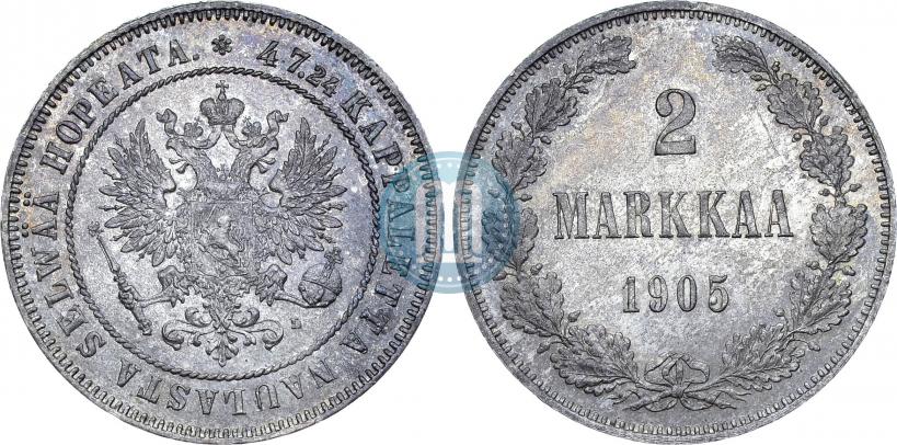 Picture 2 markkaa 1905 year L 