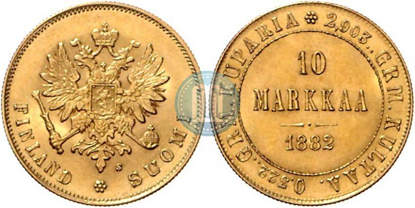 Picture 10 markkaa 1882 year S 