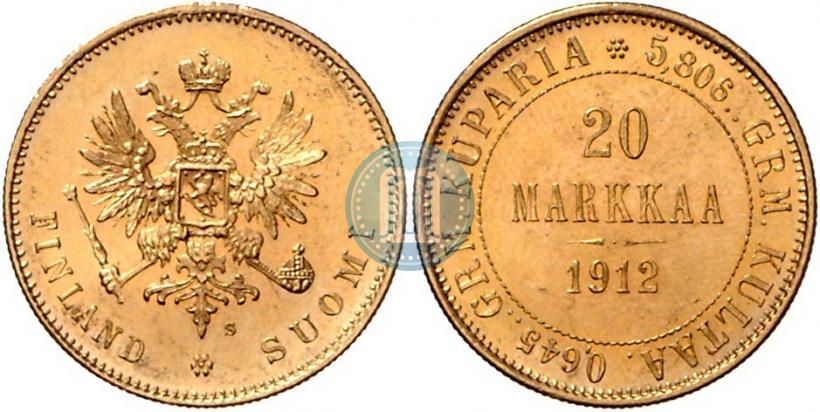 Picture 20 markkaa 1912 year S 