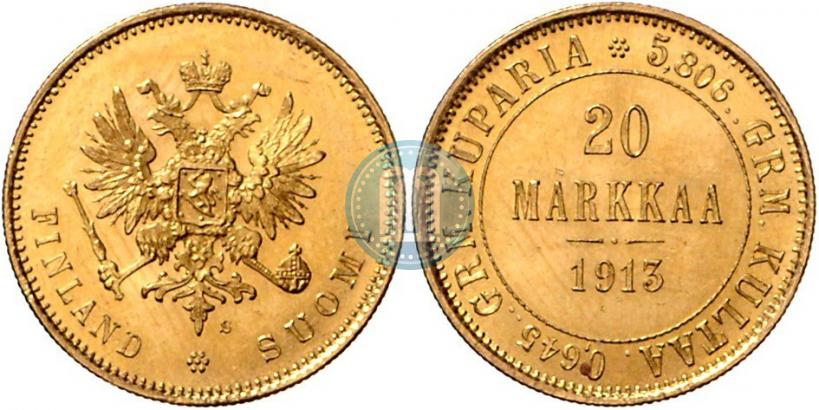Picture 20 markkaa 1913 year S 