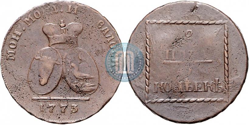 Picture 2 paras - 3 kopecks 1773 year  