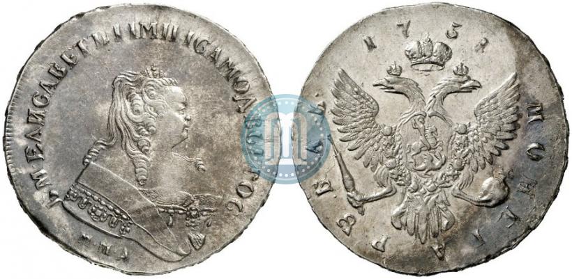 Picture 1 rouble 1751 year ММД 