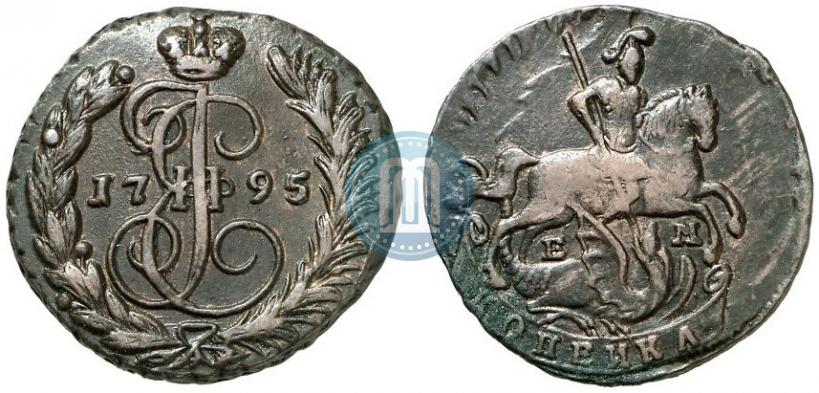 Фото 1 копейка 1795 года ЕМ 