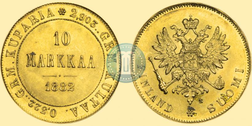 Picture 10 markkaa 1882 year S 