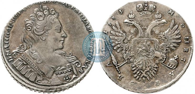Picture 1 rouble 1731 year  