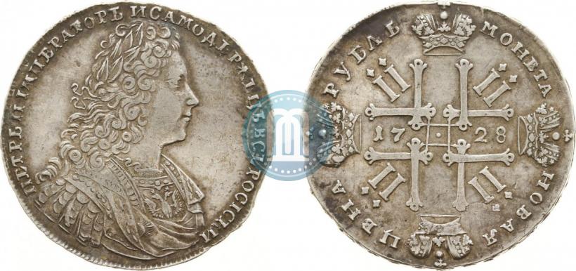 Picture 1 rouble 1728 year  "Type of 1728"