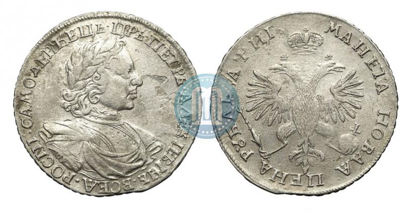 Picture 1 rouble 1718 year OK-L 
