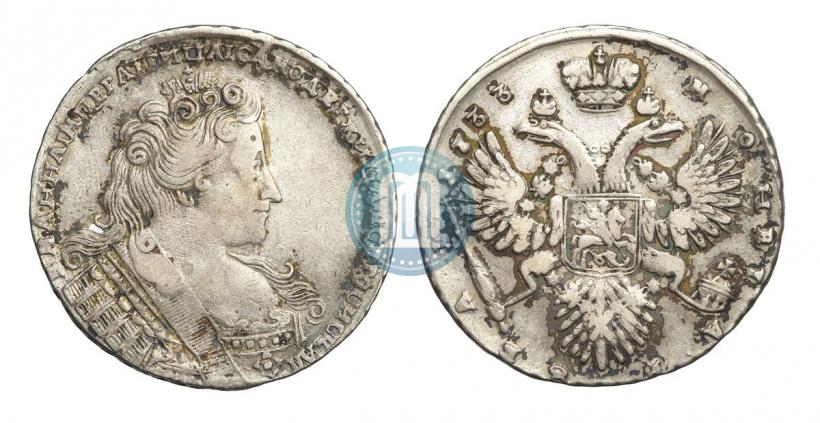 Picture 1 rouble 1733 year  