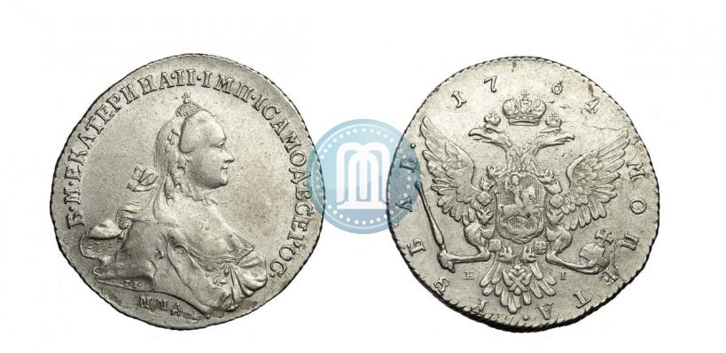 Picture 1 rouble 1764 year ММД-EI 