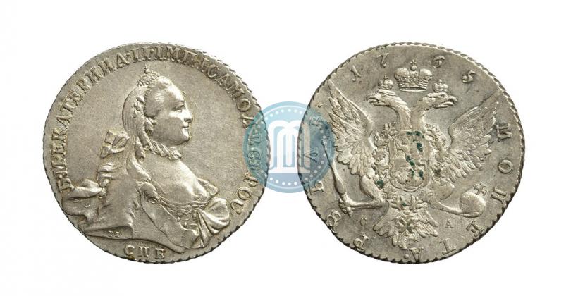 Picture 1 rouble 1765 year СПБ-СА 