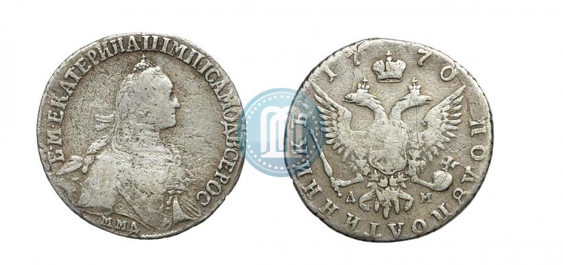 Фото Полуполтинник 1770 года ММД-ДМ 