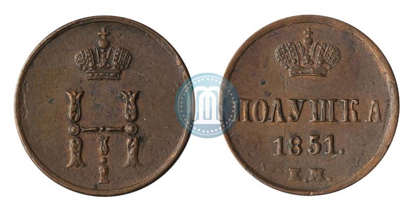 Picture Polushka 1851 year ЕМ 