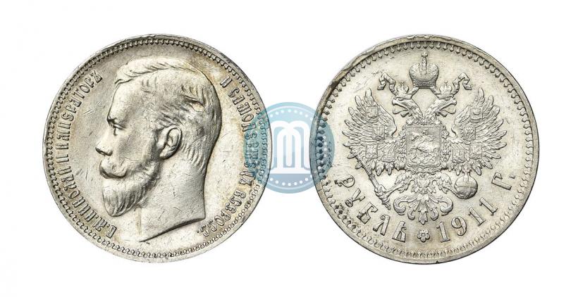 Picture 1 rouble 1911 year (ЭБ) 