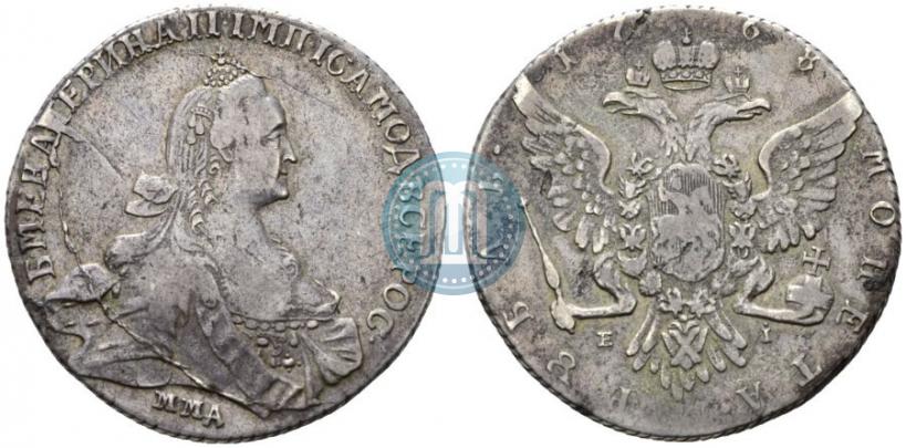 Picture 1 rouble 1768 year ММД-EI 