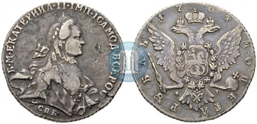 Фото 1 рубль 1764 года СПБ-ЯI 