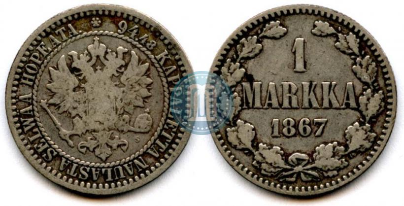 Фото 1 марка 1867 года S 