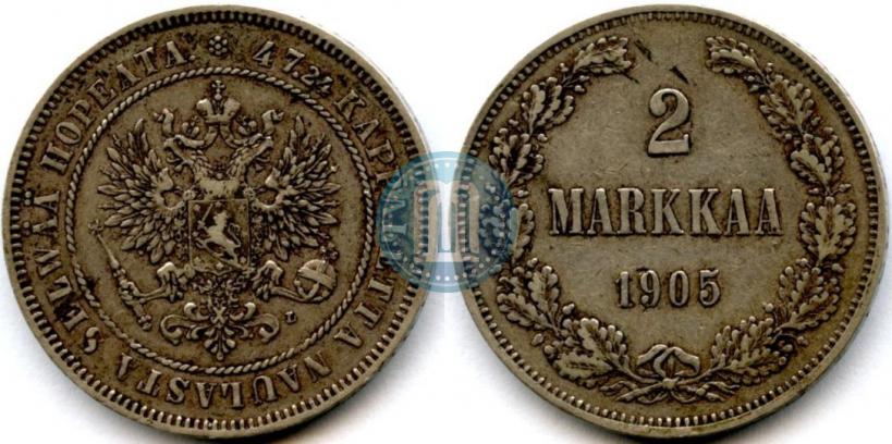 Picture 2 markkaa 1905 year L 